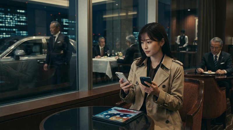 各アプリを比較して、いろんな場所で男を探すのが正解シーンのイメージ写真